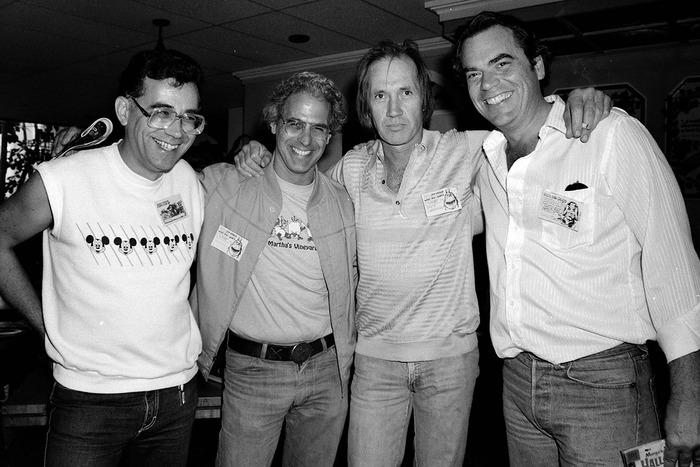 Mike Royer, Al Williamson, David Carradine, and Patrick Culliton