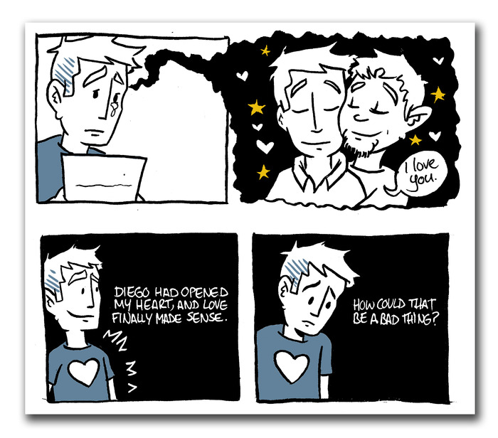 Image from "The Love Boat" in Issue 1