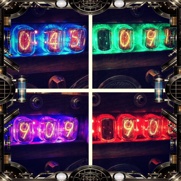 Some of the many backlight combinations!