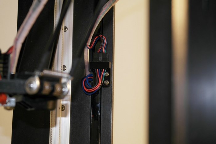 Good cable management has been considered as part of the DeltaTrix design brief. We sourced a nice 12-way connector to finish off the job.