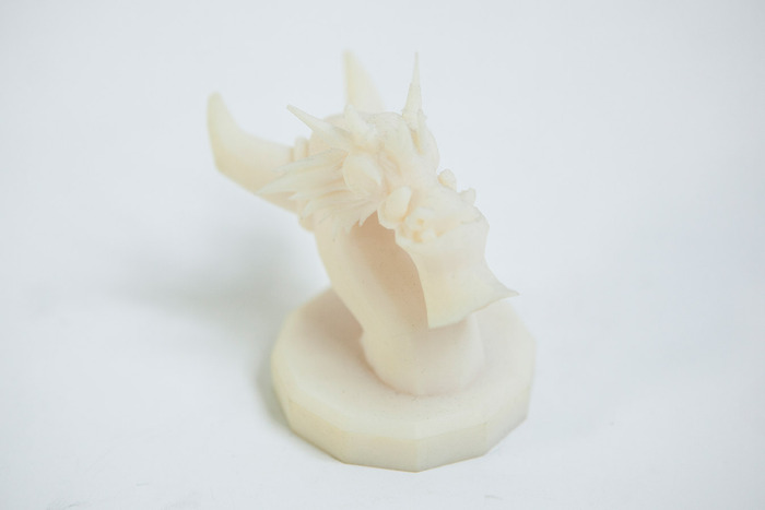 Unpainted bust without pedestal