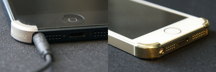 Sand Blasted Steel - Polished Gold