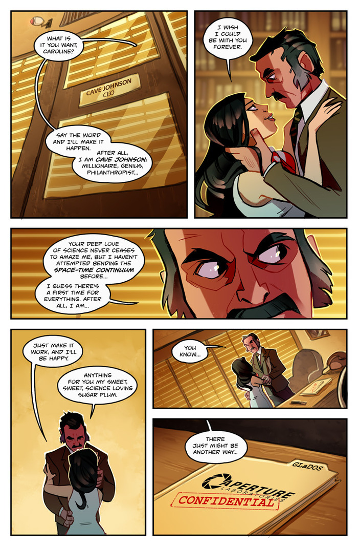 Cave and Caroline Story Concept. Comics by A. Jones, pinali.deviantart.com