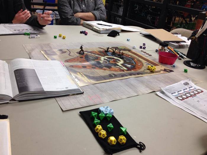 Star Wars: Edge of the Empire gaming at our secret lair.
