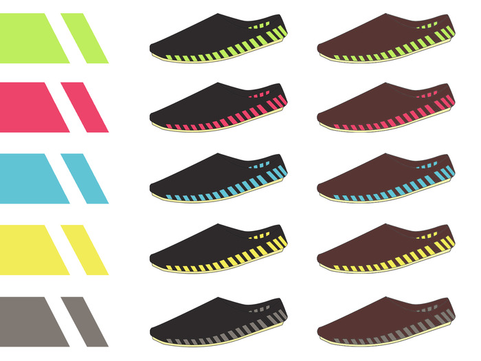 Color illustration for the shoelaces