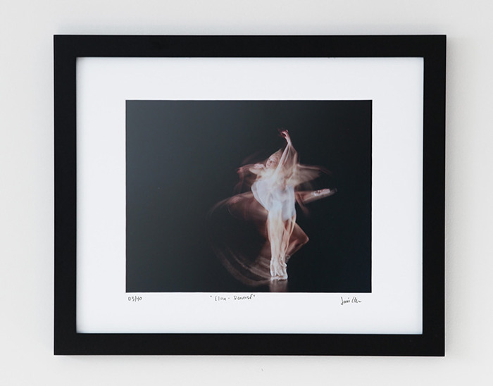 11x14, with a 16x20 mat, framed, signed, numbered