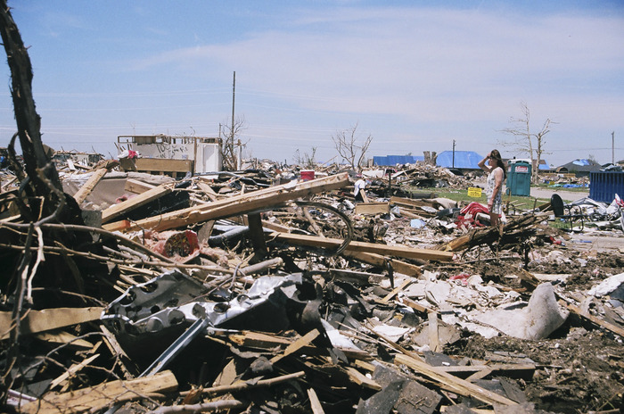 Tornado aftermath, OK