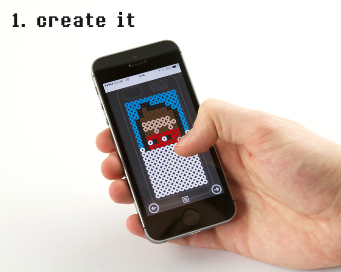 Let your imagination run wild and create your design using the interactive Bit Bead web app.