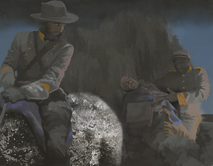 General Jackson's stone horse ride, Artwork from book