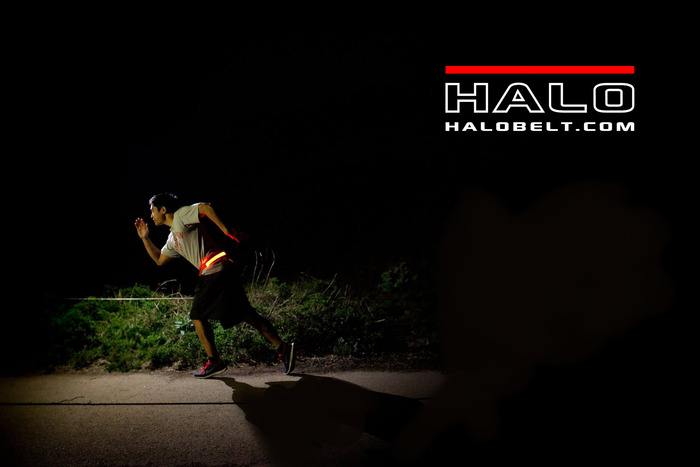 Halo belt keeps your night runs safe!