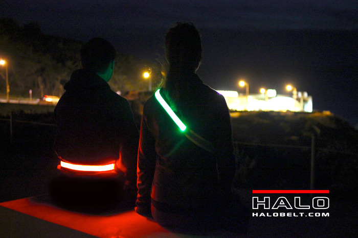 Halo Belt provides BRIGHT VISIBILITY!