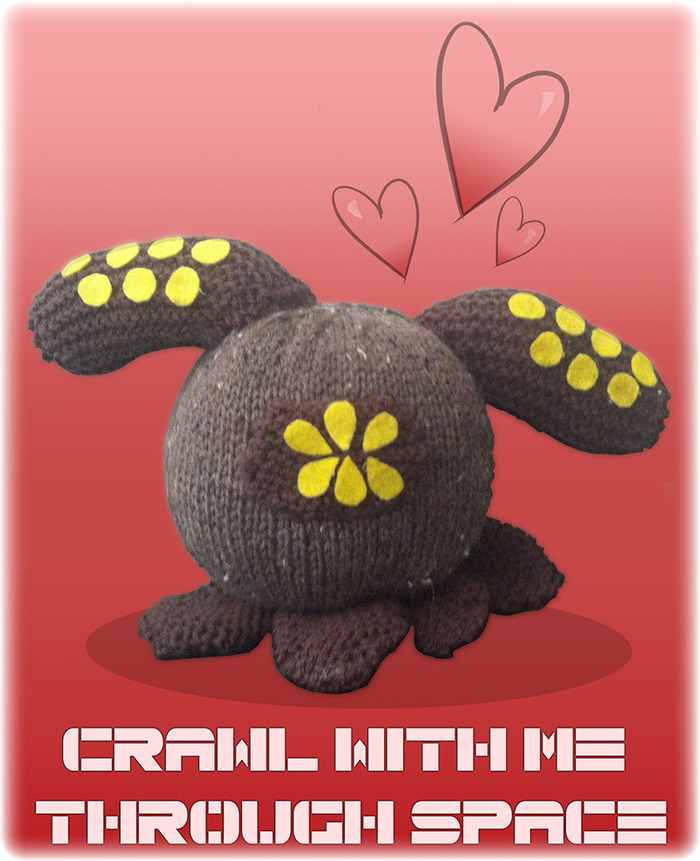 Knit Plop likes long strolls through derelict spacehulks, decimating unwary Crawlers, and snuggling.