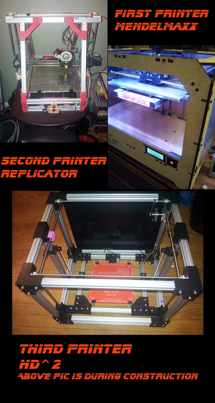 3 Different 3D Printers