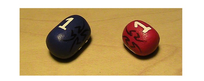 1 inch on left 19mm on right