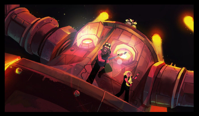 Video Study Drawing #2 (development art by Julien Rossire)
