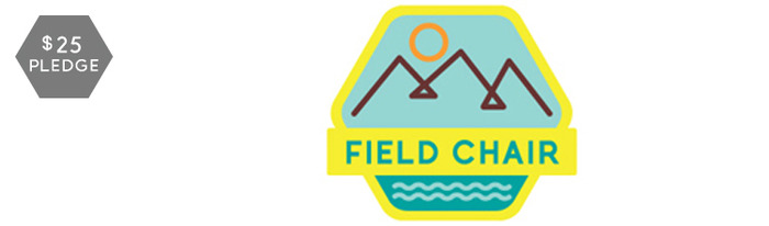 Field Chair emblem embroidered patch (colors may change).
