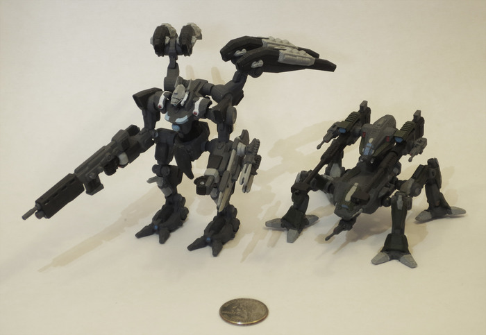 Size comparison with a quarter