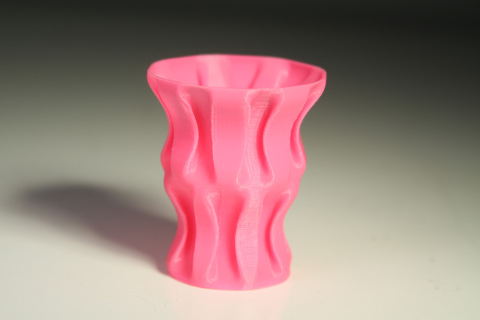 Scripted Vase printed at 100microns (thing:104694)