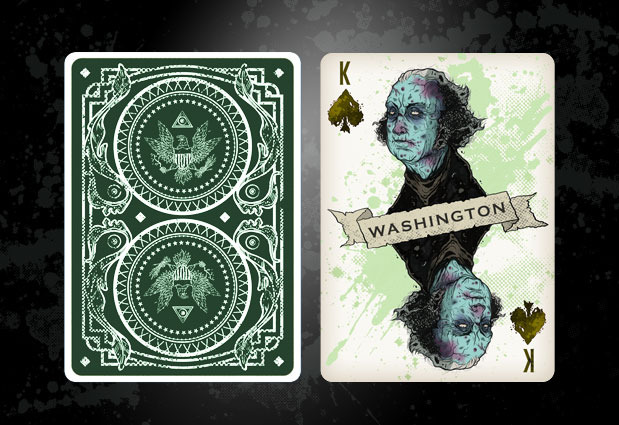 Green Deck Card Front and Back