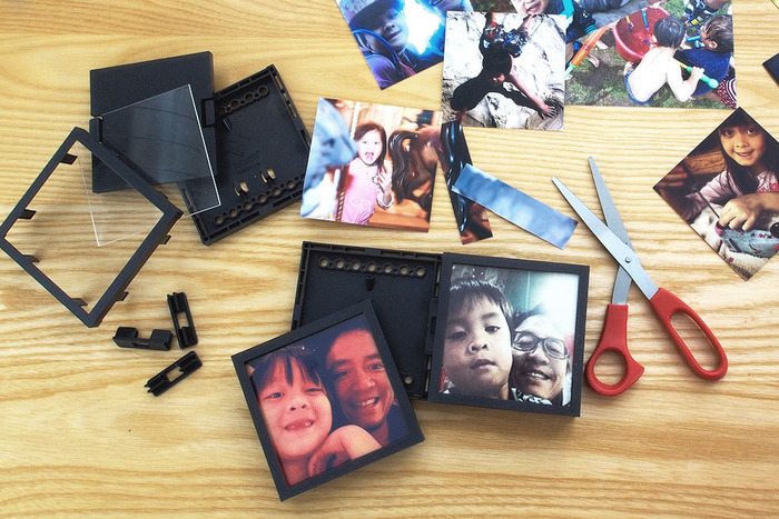 Easily cut traditional 4x6 prints to 4x4