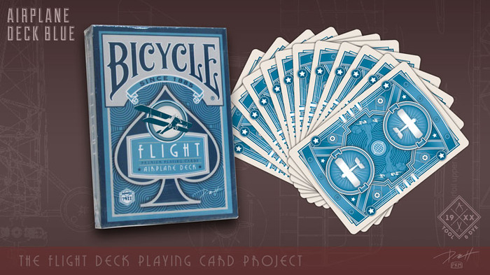 click here to see a larger version of the vintage aviation playing cards