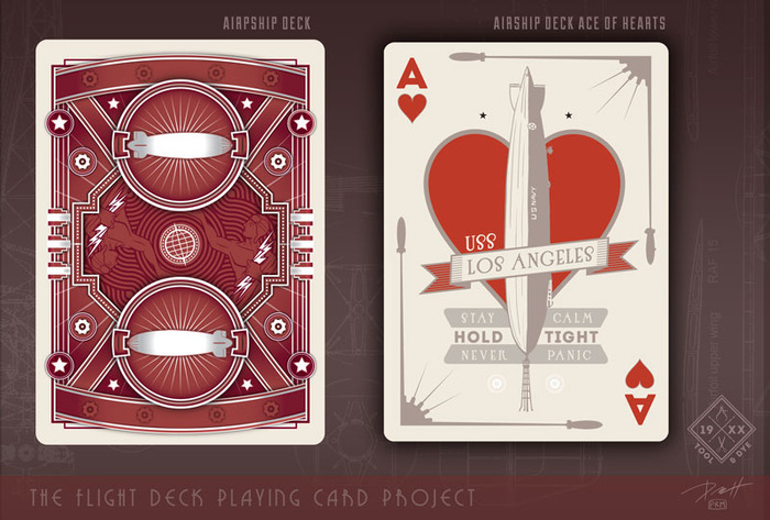 click here to see a larger version of the vintage aviation playing cards