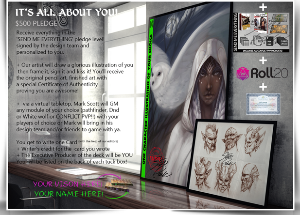 $500 PLEDGE ↑