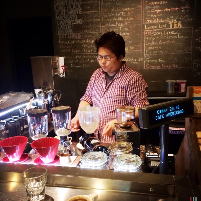 Jimmy looking at the world through the eyes of a barista
