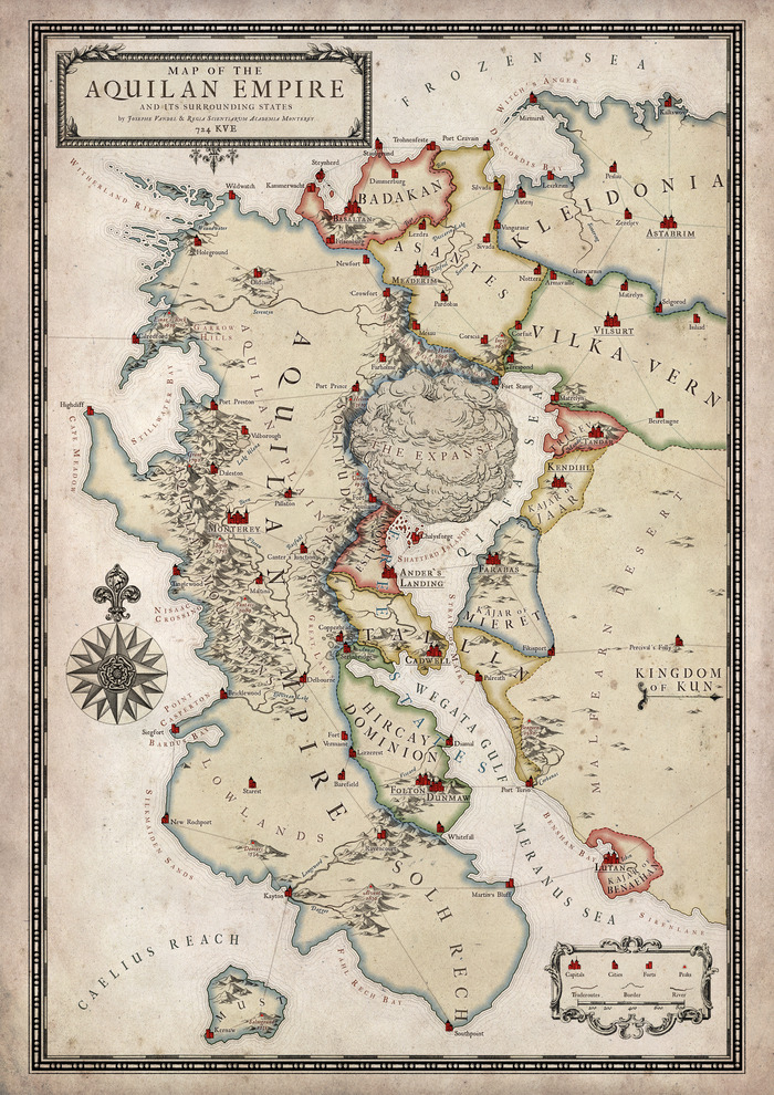 Map by Josephe Vandel
