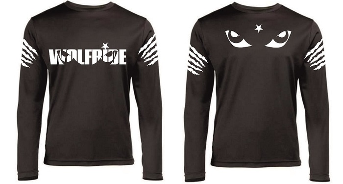 Available in: White, glow in the dark or reflective print - long sleeve