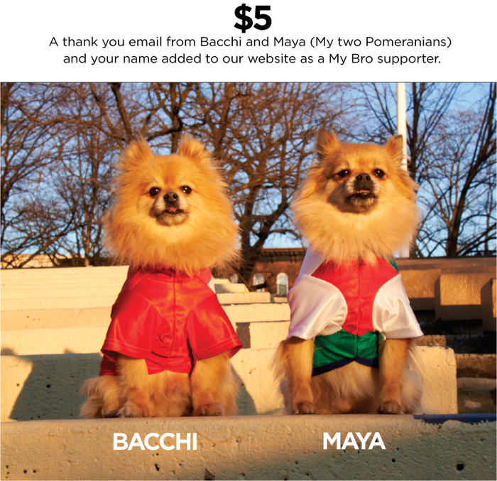 Bacchi and Maya putting on their serious face of dedication and business like attitude