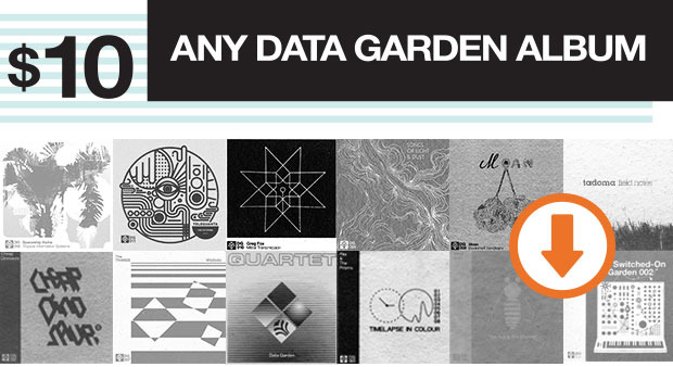 Your choice of a digital download of any album from the Data Garden catalog.