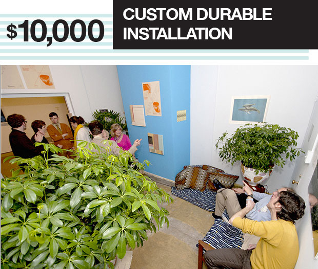 Data Garden artists will install a custom durable installation in your space. Travel and accommodation for two for a period of 3 days is required if taking place outside a 50 mile radius of Philadelphia.