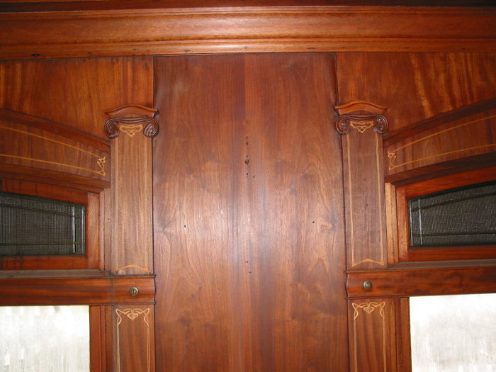 The Barney & Smith Car Company hired the finest skilled French artisans to do all of their beautiful woodworking. This work is remarkably done and the quality is second to none.