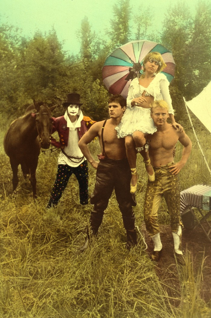 Still from the Limbo District video Carnival by James Herbert. Photo by Marlys Cox, 1983