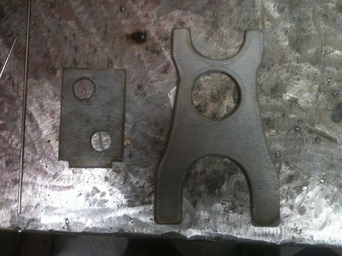 First prototype before welding