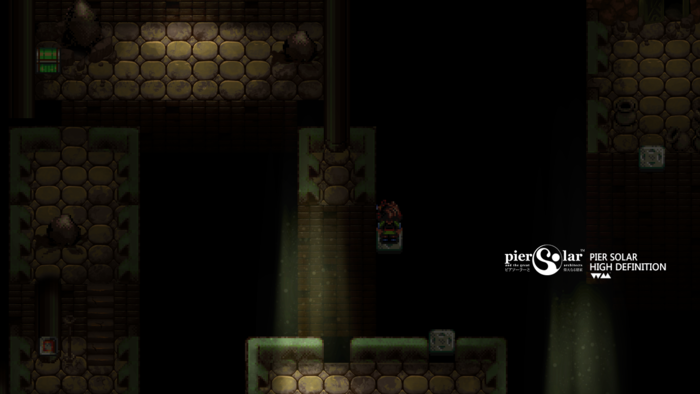 Riding a moving platform on a mysterious place...