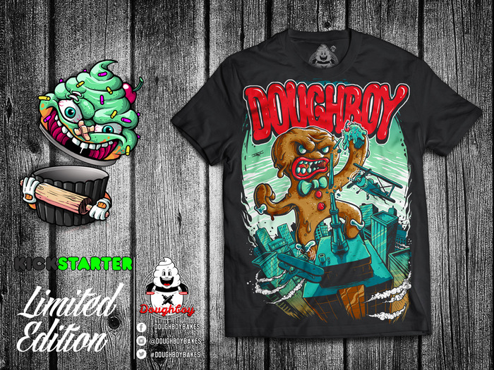 GingerKong tee with packaging!