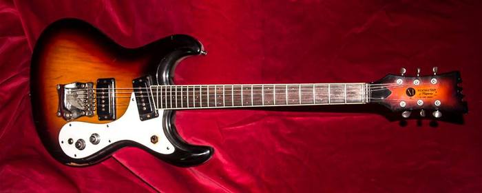 Ricky Wilson's guitar from the collection of Cindy Wilson and Keith Bennett, circa 1975