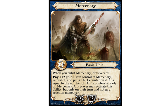 Kickstarter-exclusive Promo: Mercenary