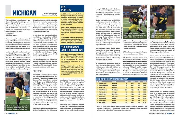 Opponents preview