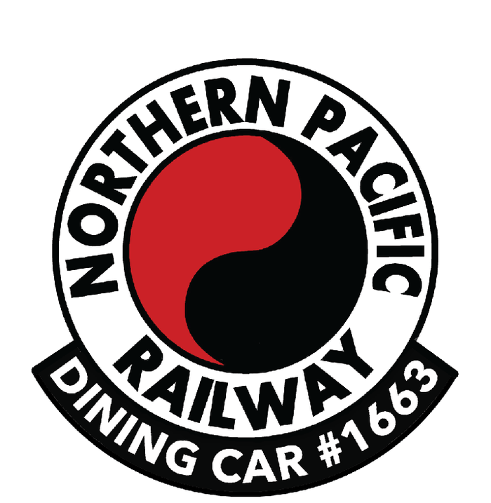 Our Northern Pacific Dining Car 1663 Logo