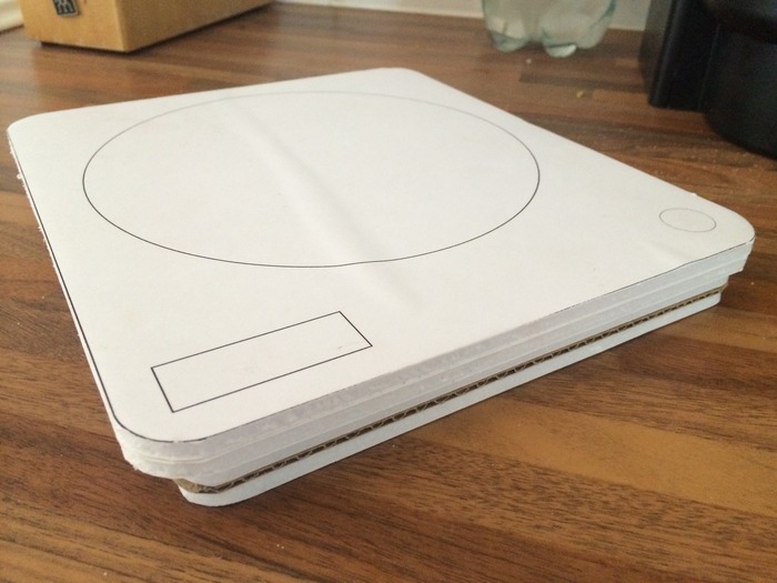 Cardboard mockup