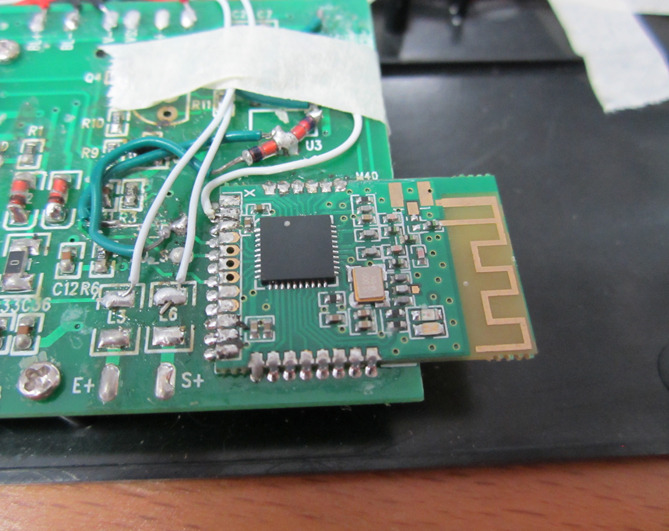 Hacked together early PCB