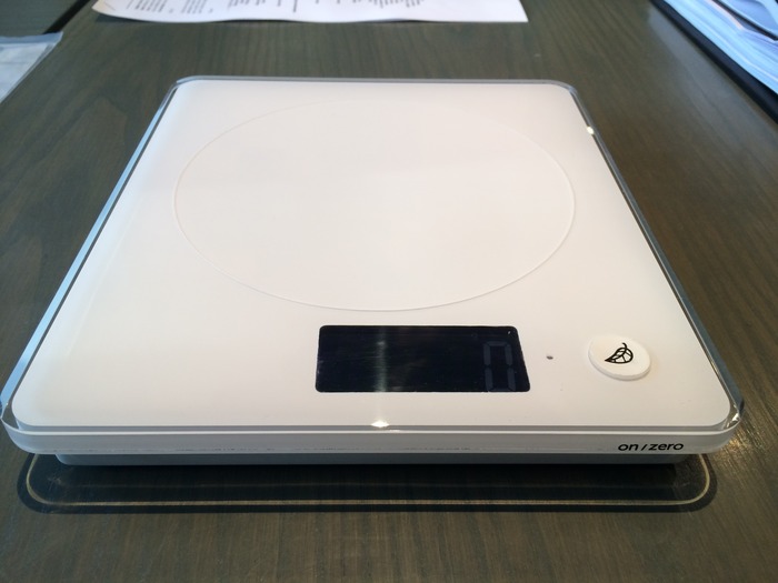 The first SITU prototype. The LED will be moved to the left corner in the final manufactured version