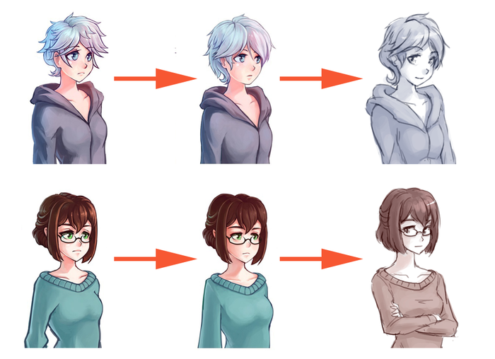 Evolution of the art style, we're always taking feedback into account!