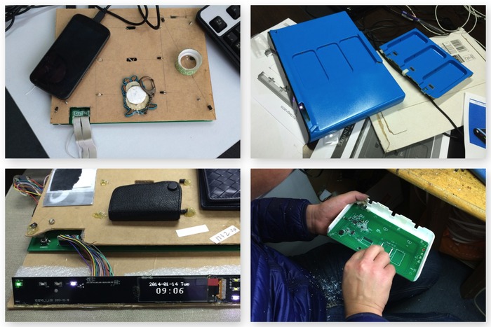 Early Engineering Studies: Testing NFC, OLED display and Casing fitting.
