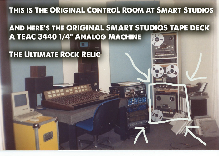 Original Smart Studios control room