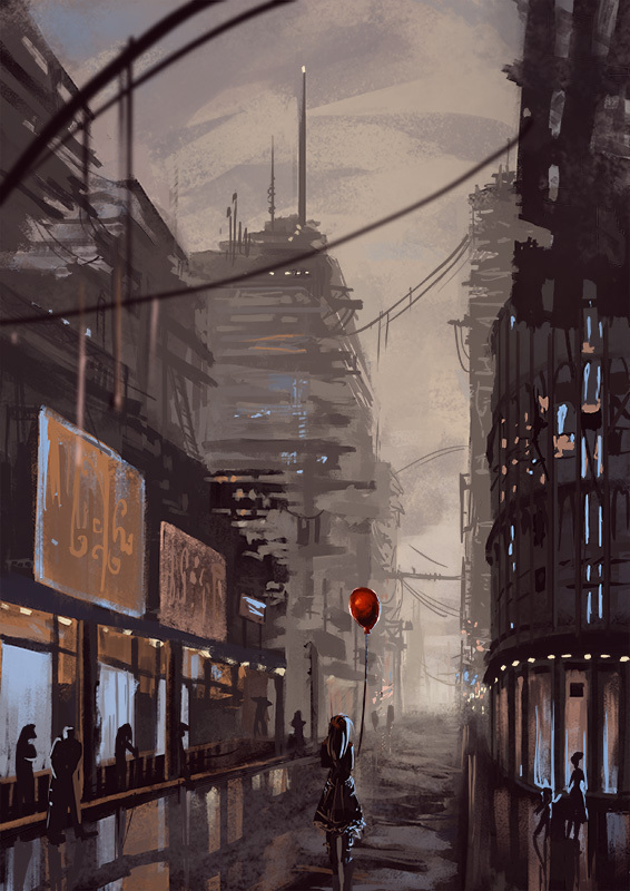 A lonely search through somewhere she doesn't belong. A brooding track (click below) tips us off that something is wrong.