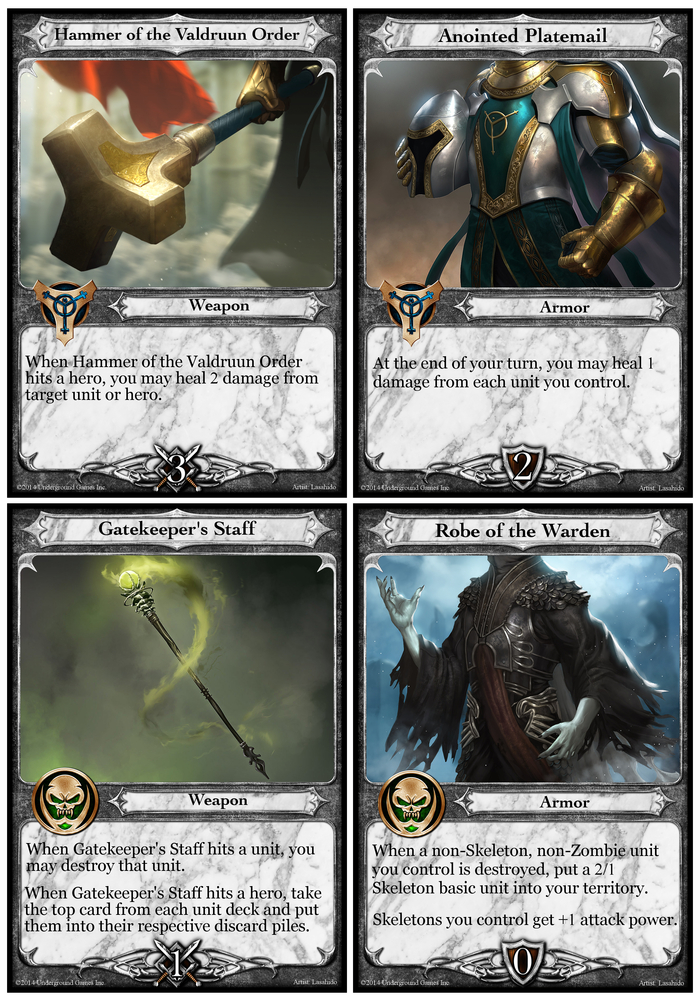 Paladin & Necromancer Weapons/Armor